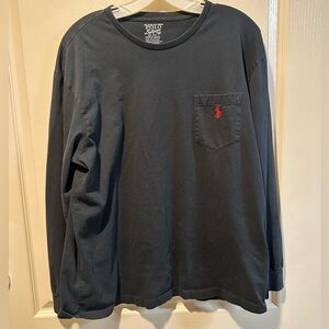 Black Polo Ralph Lauren Long Sleeve Shirt